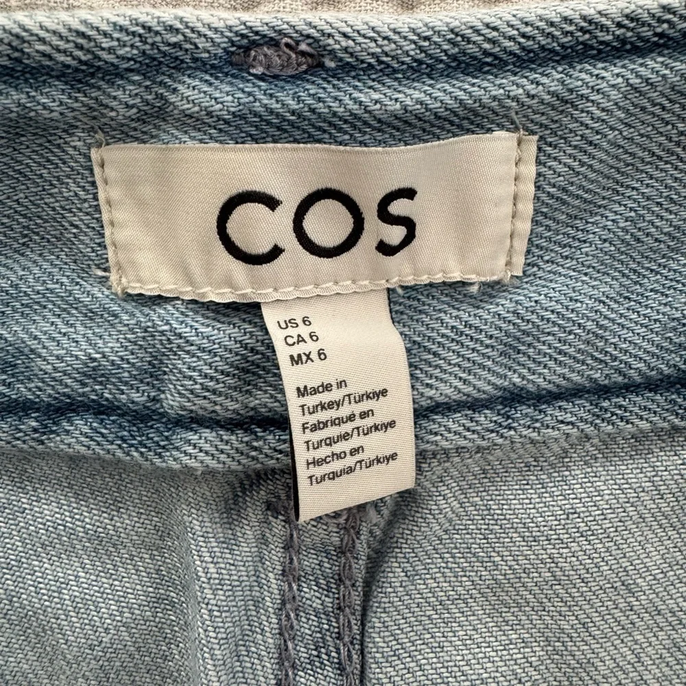COS Light Blue Wide Leg Jeans - Size 6 - Picture 4 of 7